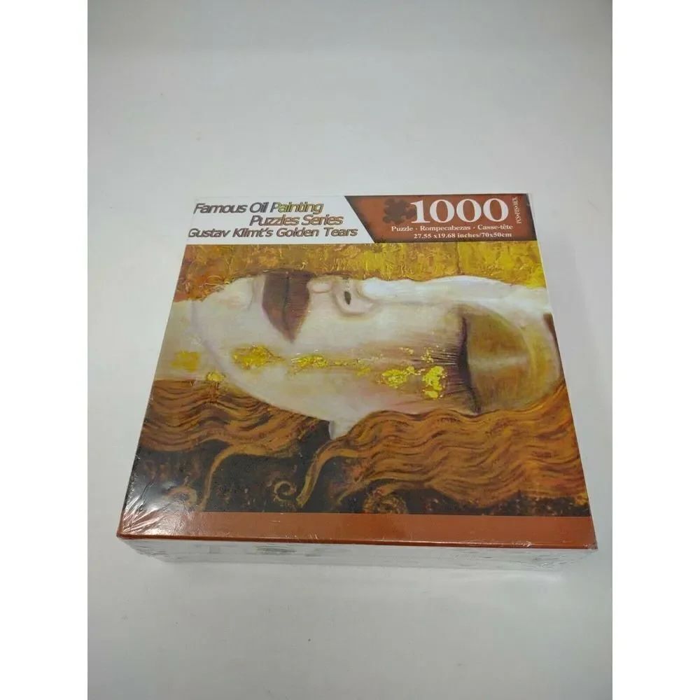 Famous Oil Paintings Gustav Klimts Golden Tears 1000 Piece 27.5 X 19.68 In